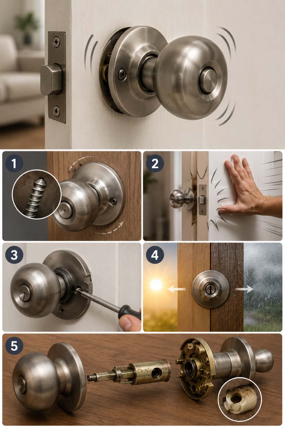 Why Door Knobs Become Loose in the First Place