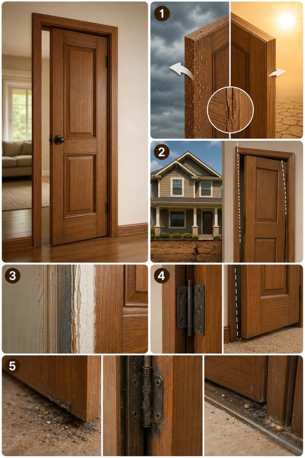 Why Doors Start Sticking in the First Place