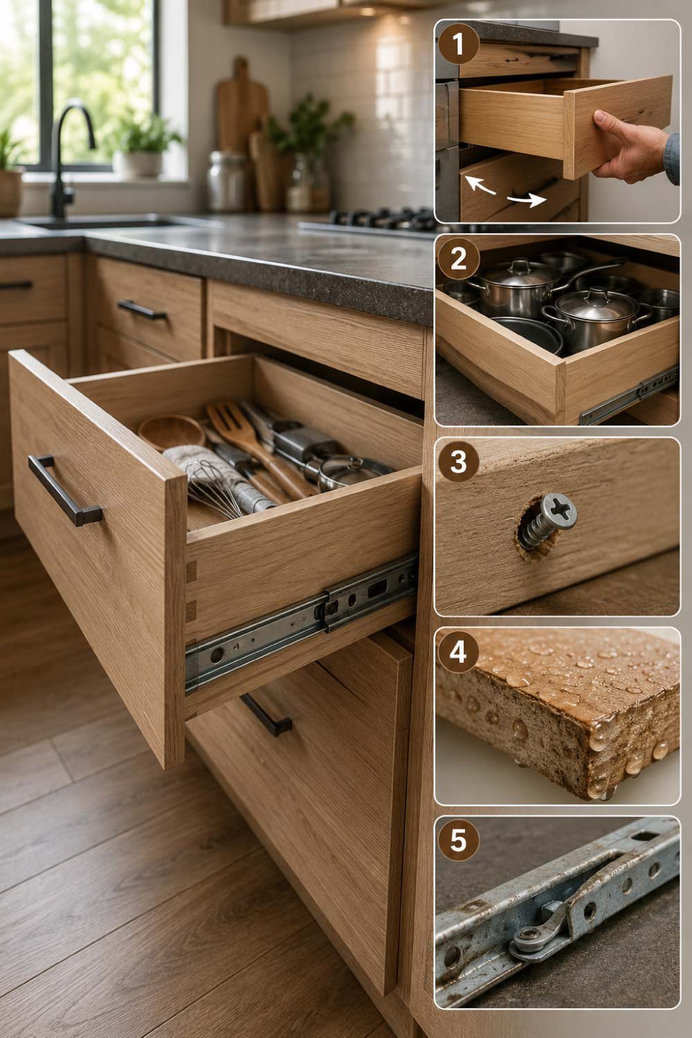 Why Kitchen Drawers Become Loose Over Time