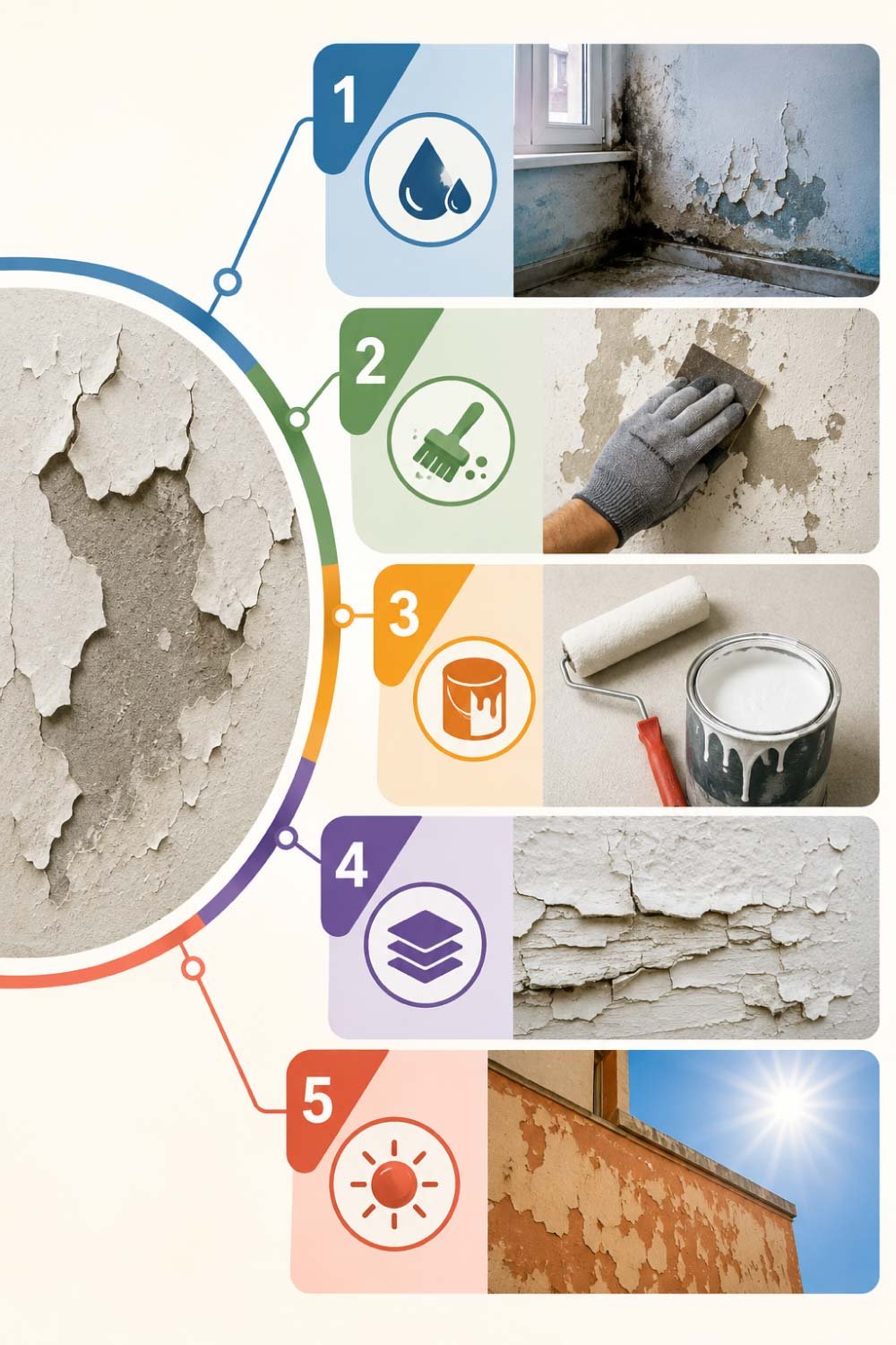 Why Paint Starts Peeling in the First Place