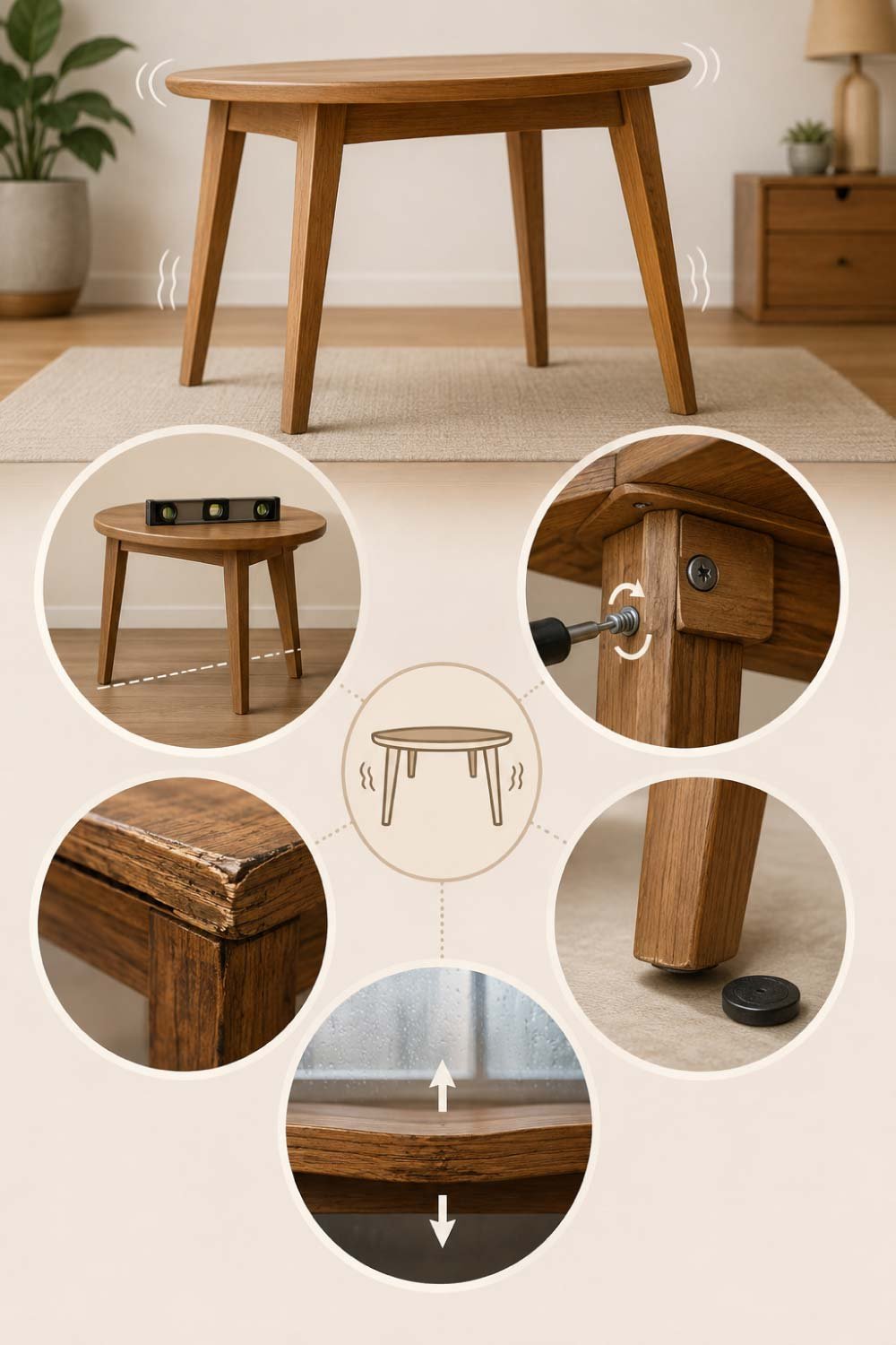 Why Tables Become Wobbly in the First Place