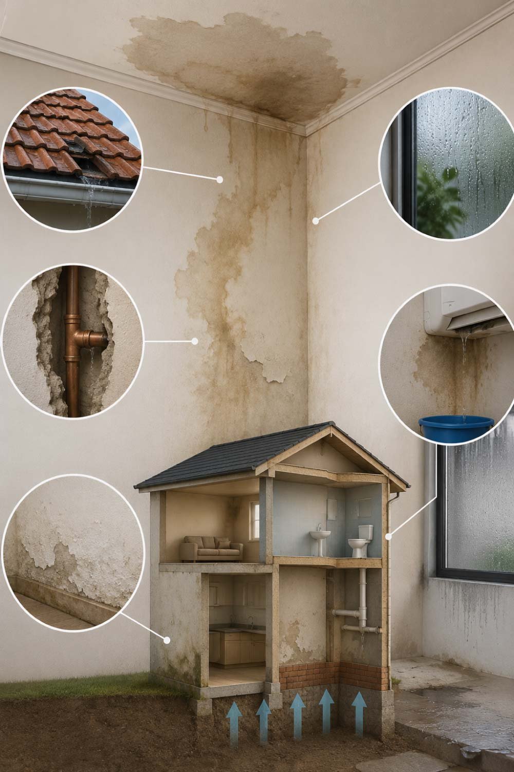Why Water Stains Appear on Walls