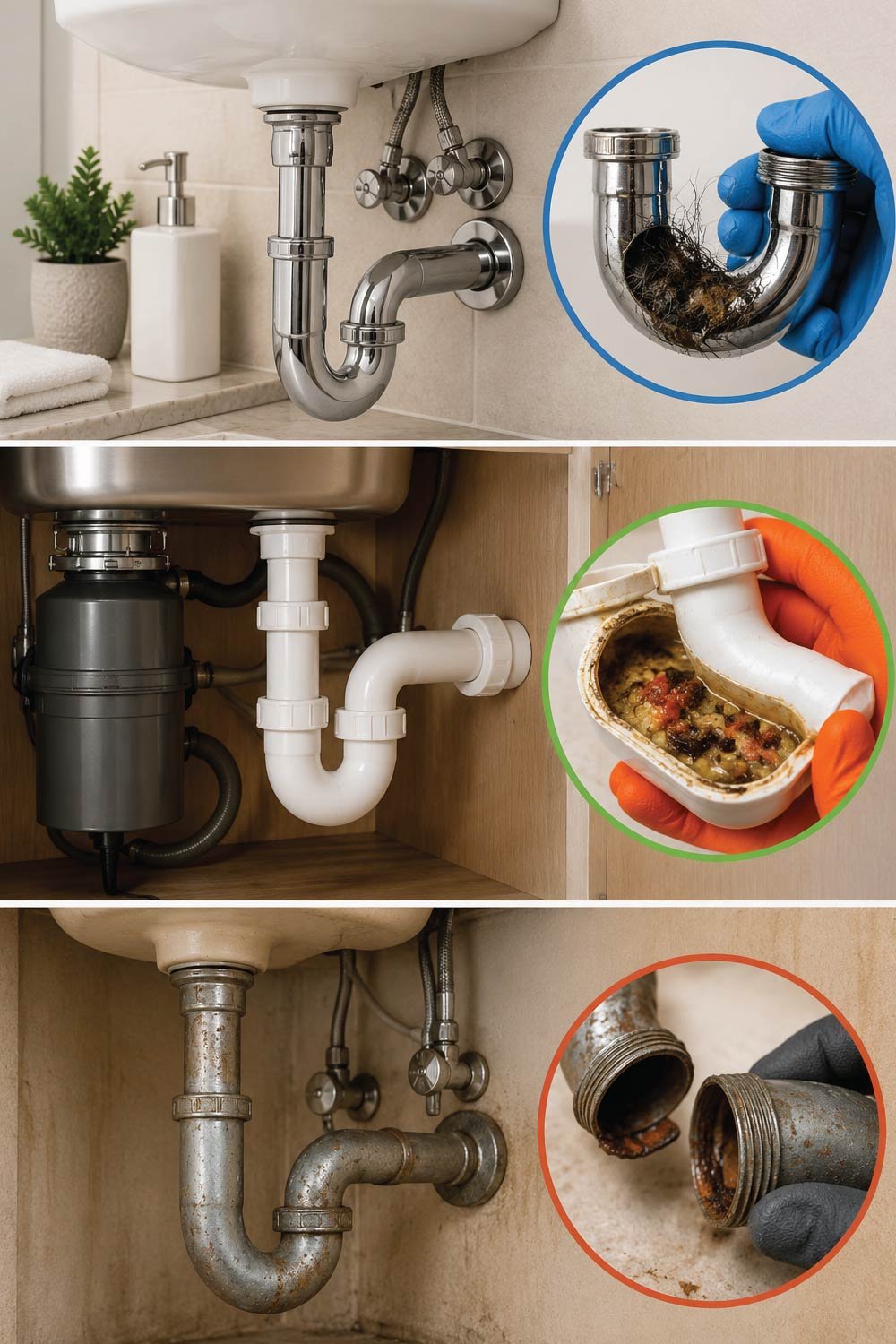 Cleaning Different Types of Sink Traps