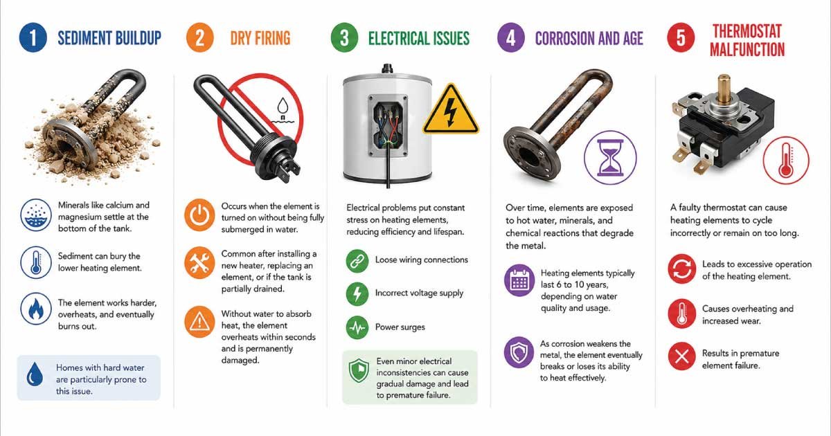 Common Causes of Heating Element Failure