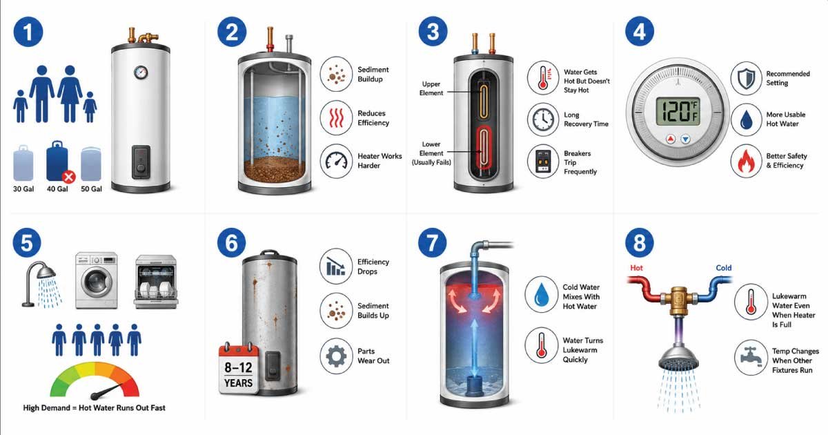 Common Reasons Hot Water Runs Out Fast