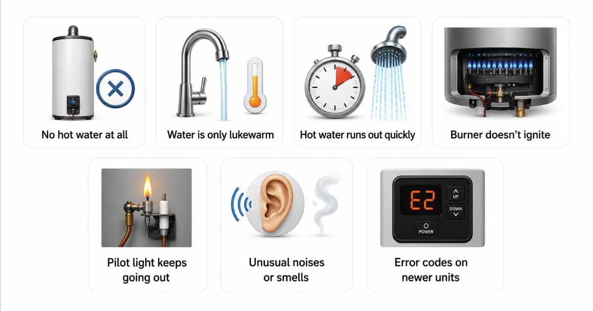 Common Signs Your Gas Water Heater Isn’t Heating Properly