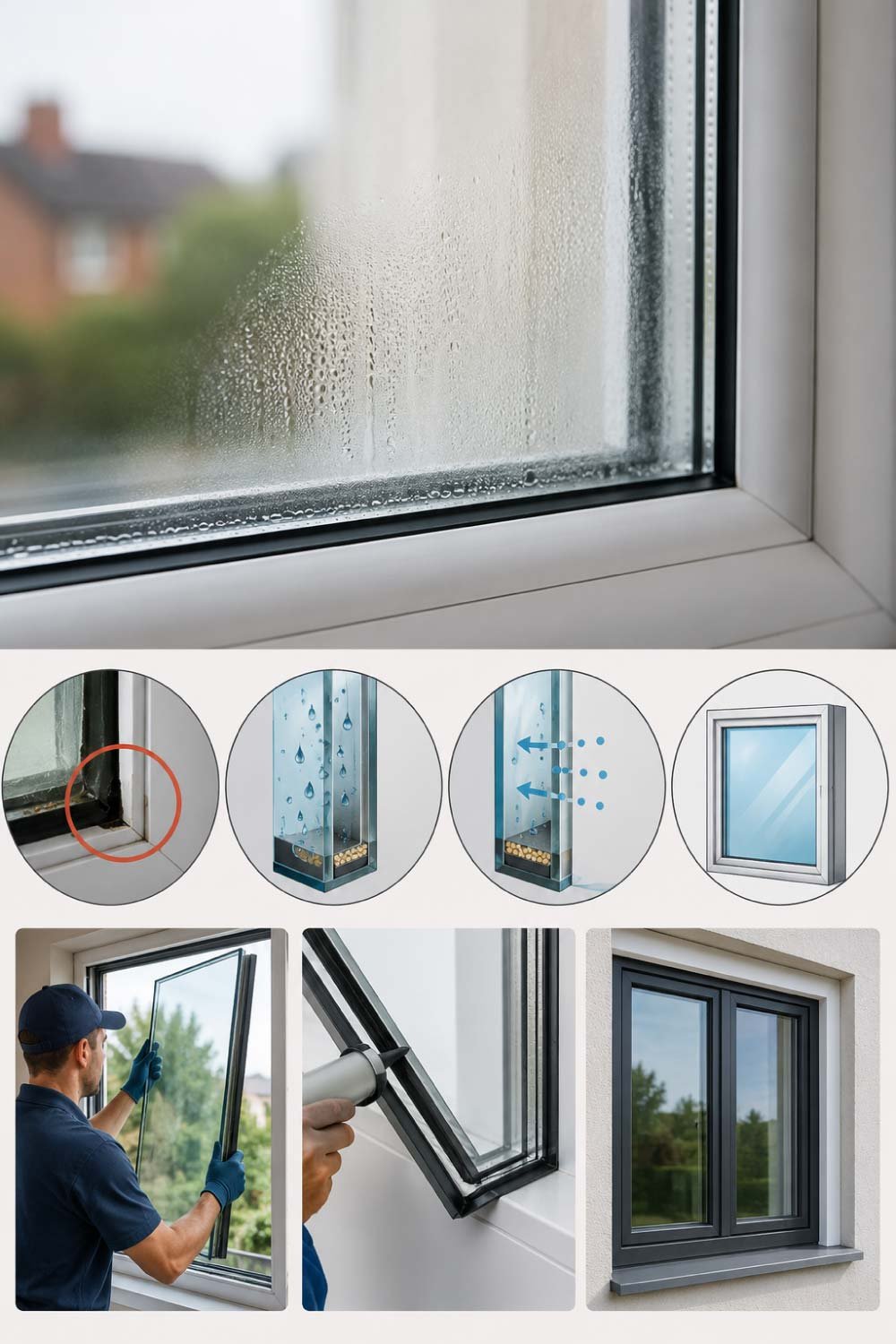 Condensation Between Glass Panes