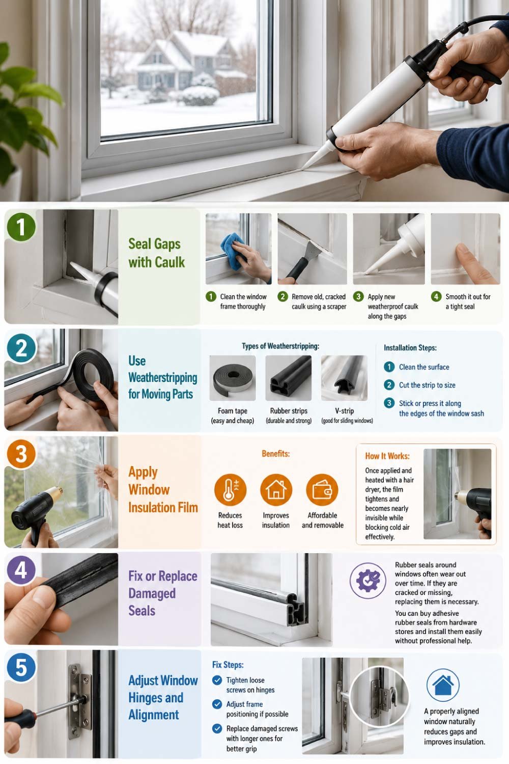 Easy Fixes for Window Draft Problems
