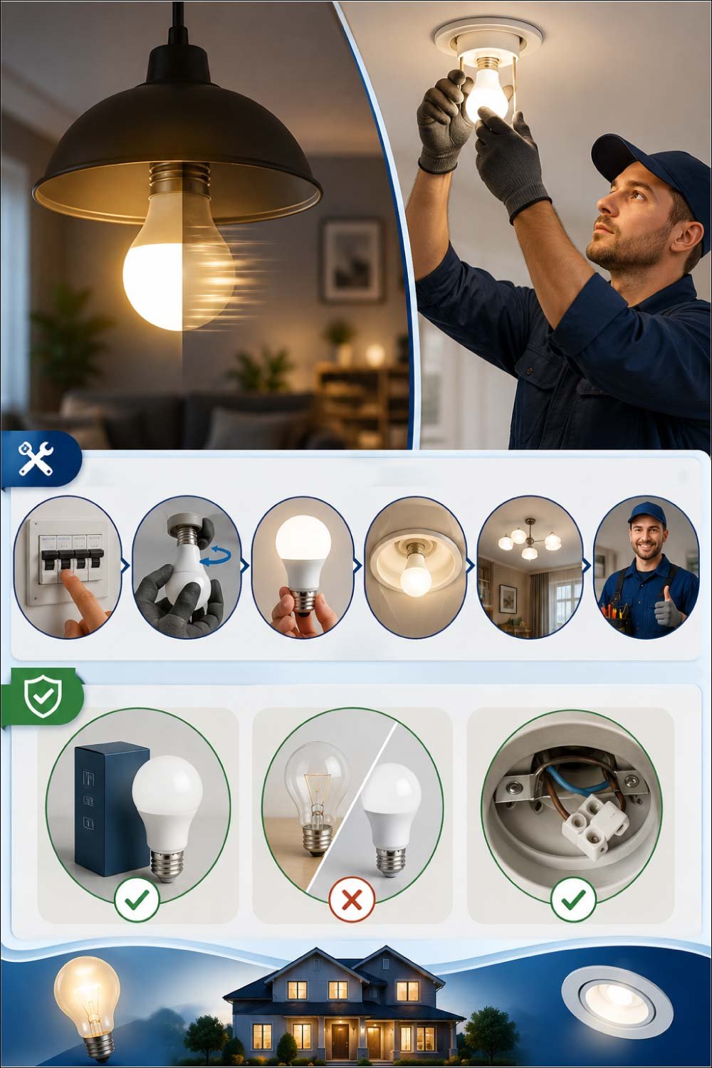 Fix Flickering Lights Safely