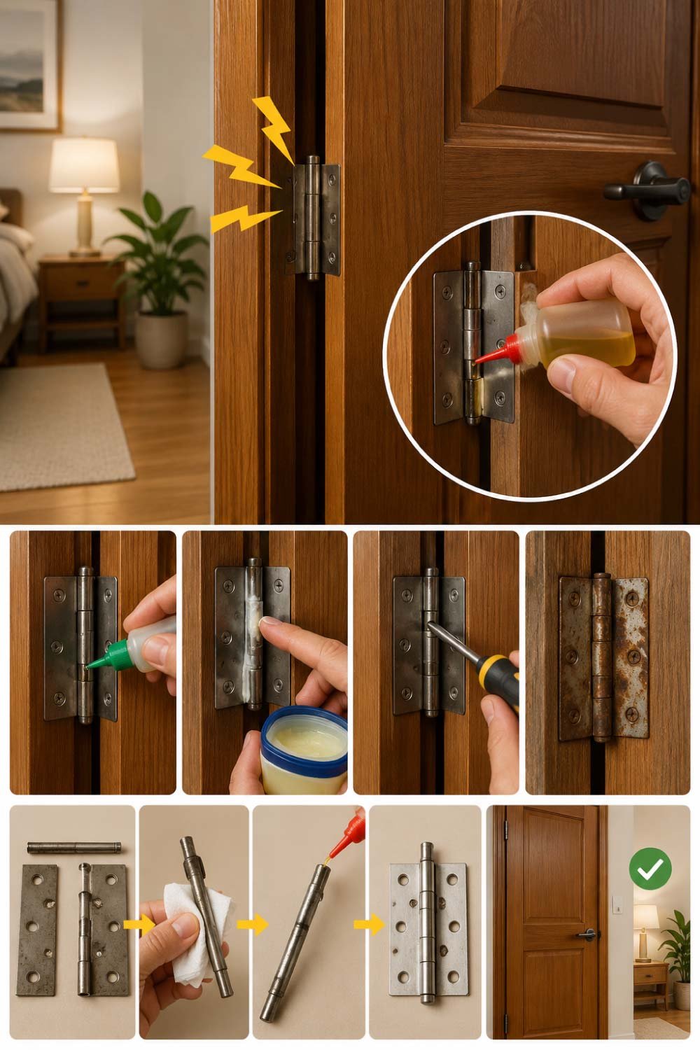 Fix Squeaky Doors Without Stress
