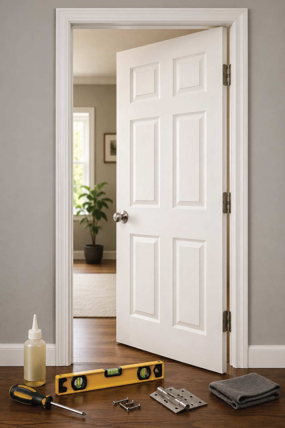 Fix a Door That Swings Open or Closed by Itself 