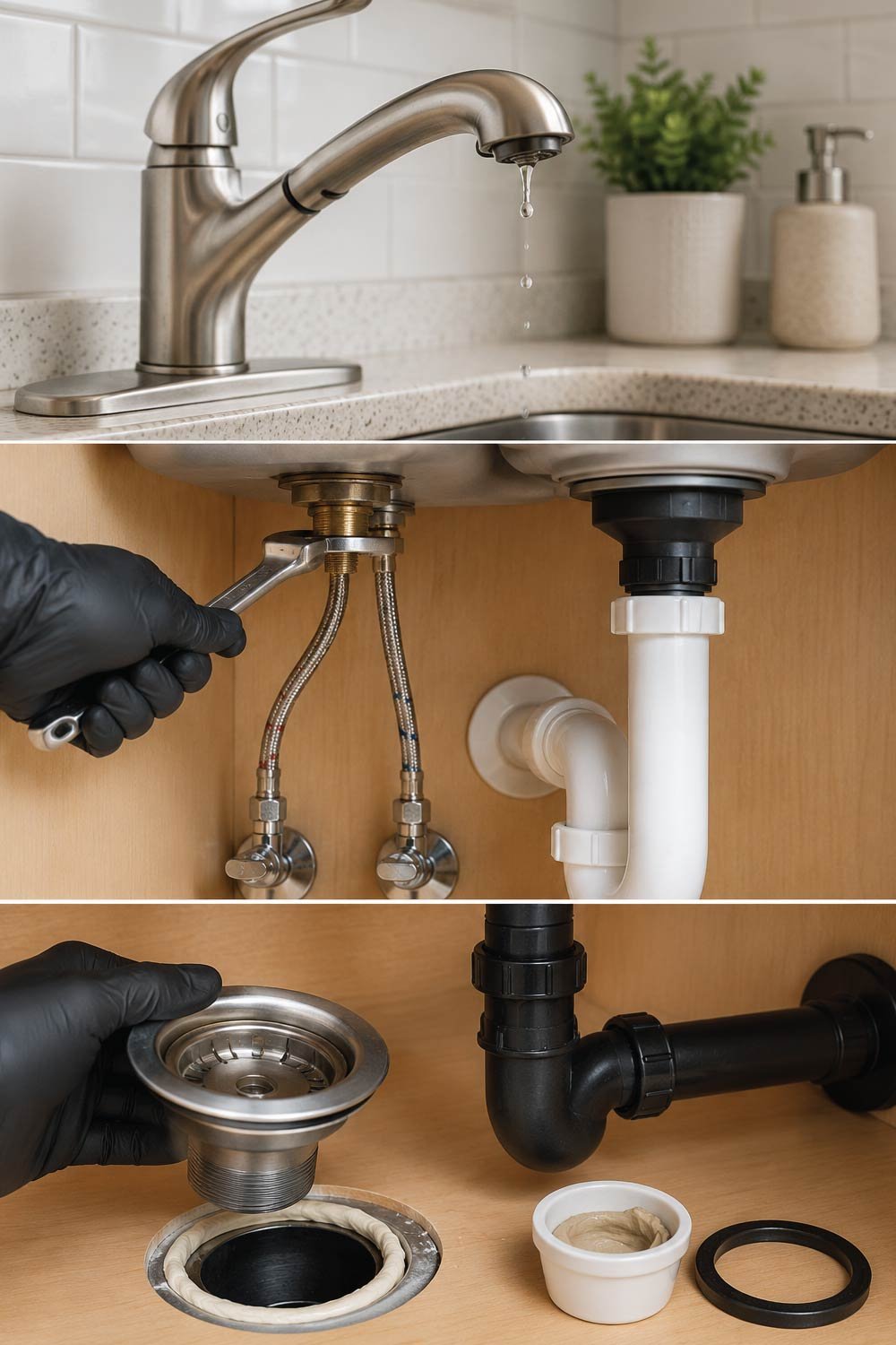 Fixing Common Kitchen Sink Leaks
