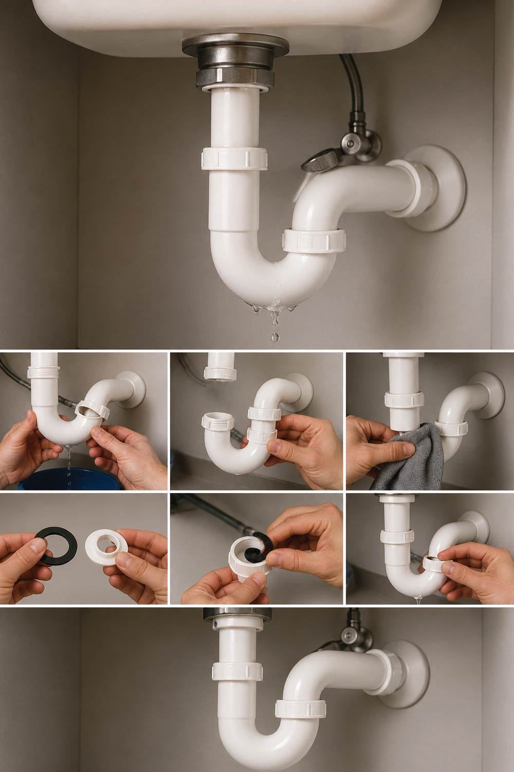 Fixing a Leaking Sink Trap Joint