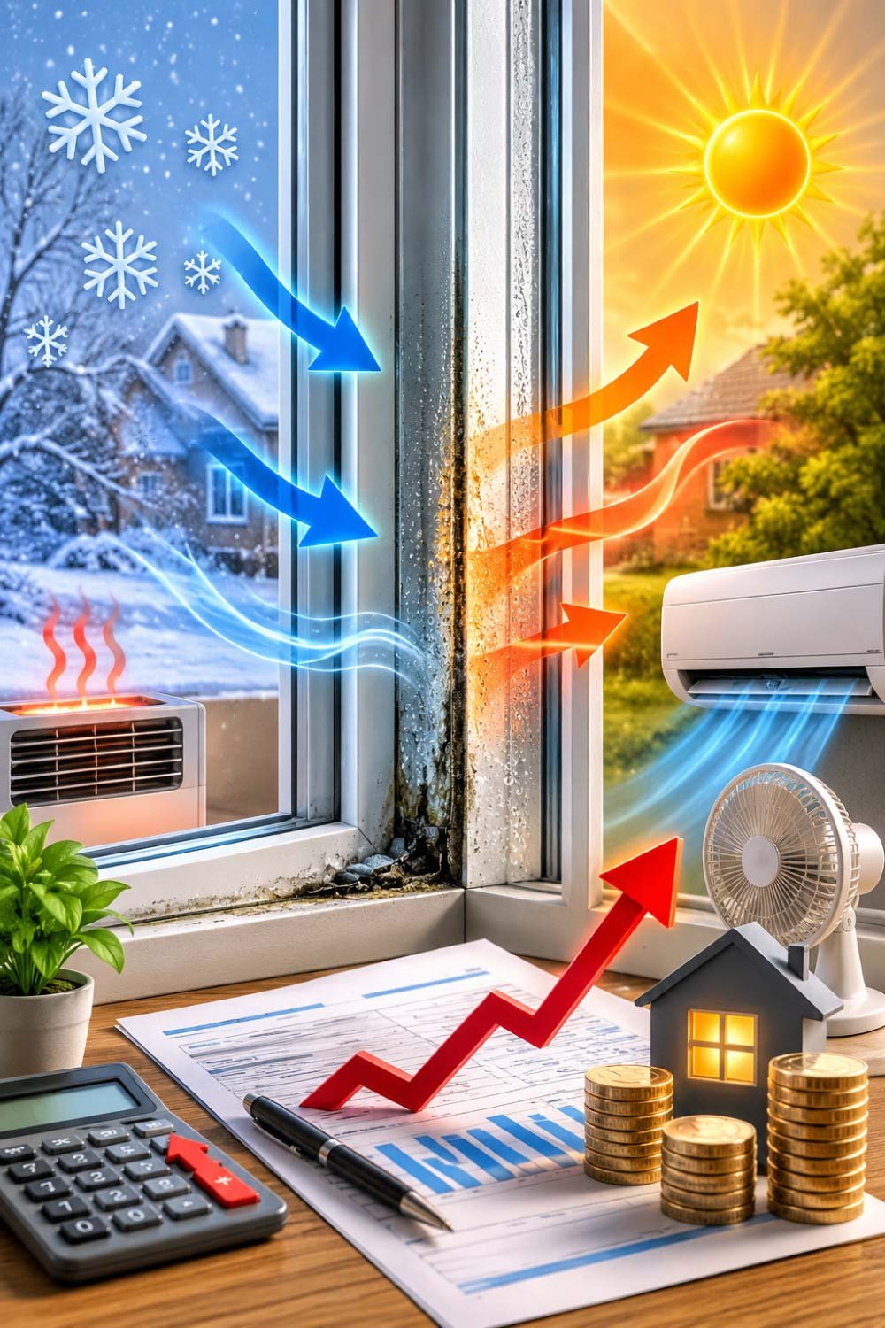 How Broken Window Seals Increase Energy Bills