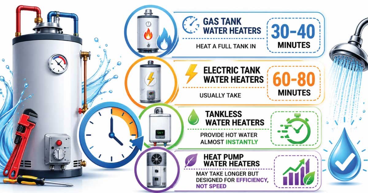 How Long Should a Water Heater Take to Heat