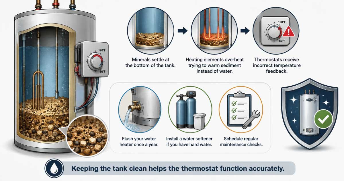 How Sediment Affects Thermostat Performance