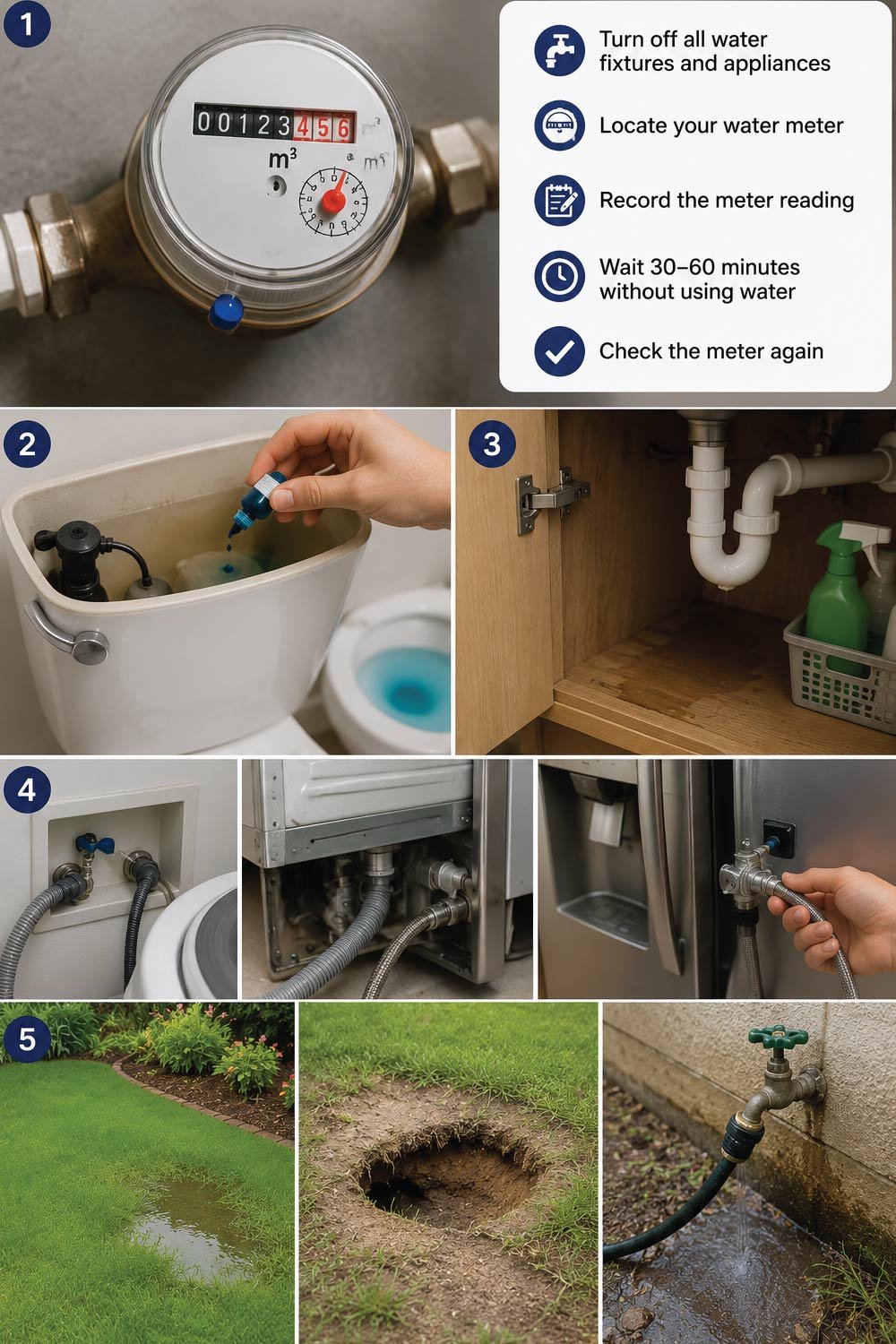 How to Detect Water Leaks Yourself