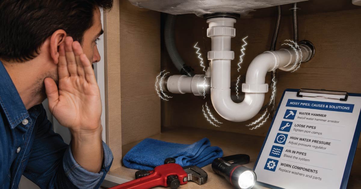 How to Fix Noisy Pipes at Home: Causes, Solutions, and Prevention