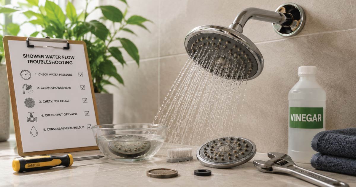 How to Fix Shower Water Flow: A Complete DIY Troubleshooting Guide