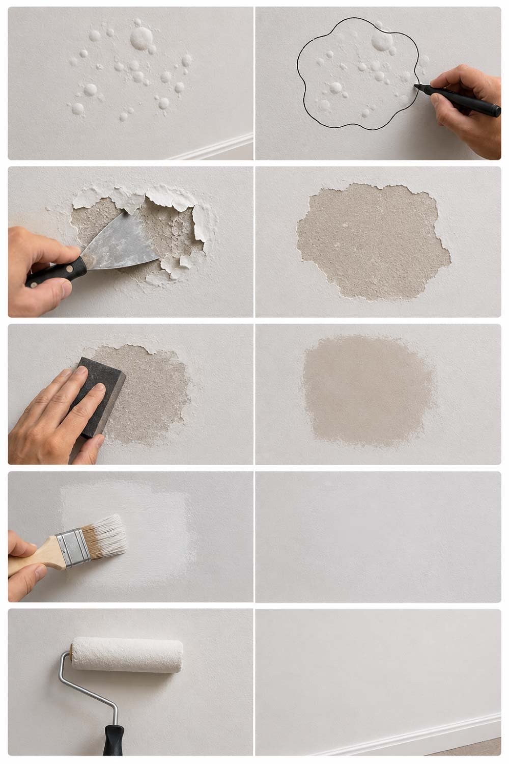 How to Fix Wall Paint Bubbles