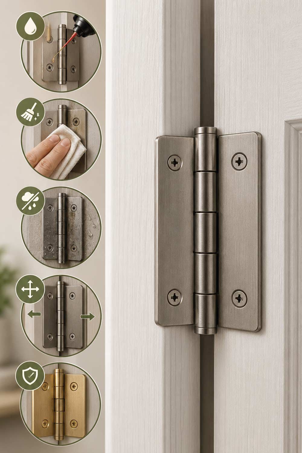 How to Prevent Door Hinges from Squeaking Again 