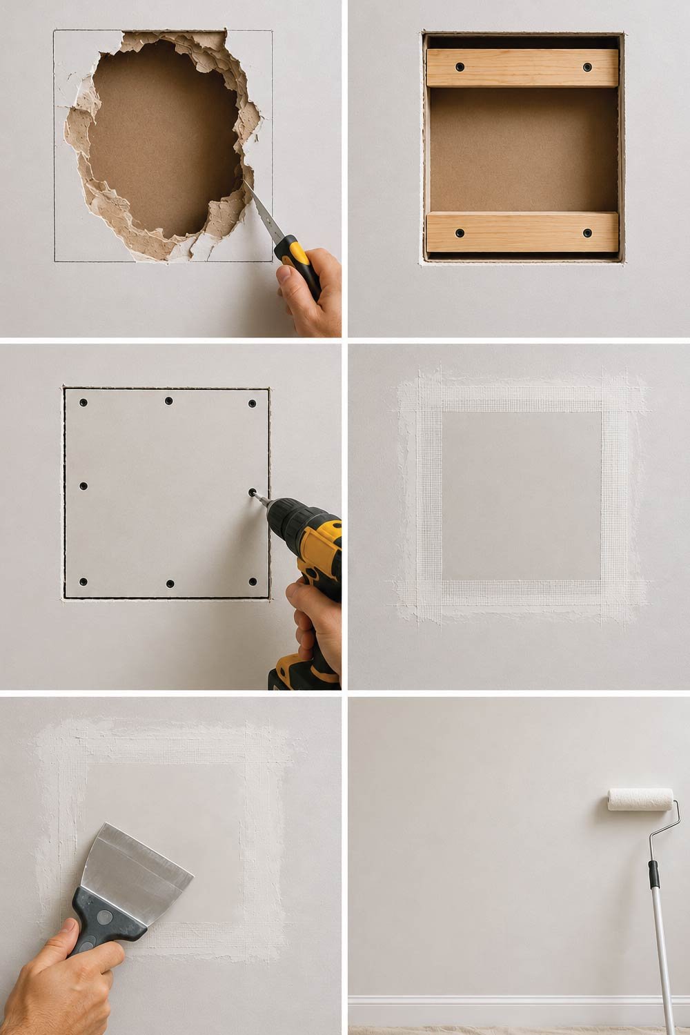 How to Repair Large Drywall Holes