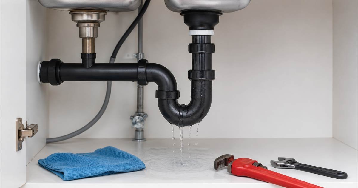 How to Repair a Leaking Pipe Under the Sink (DIY Homeowner Guide)