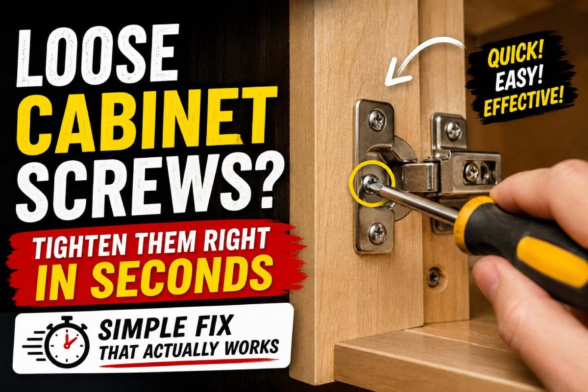 Loose Cabinet Screws