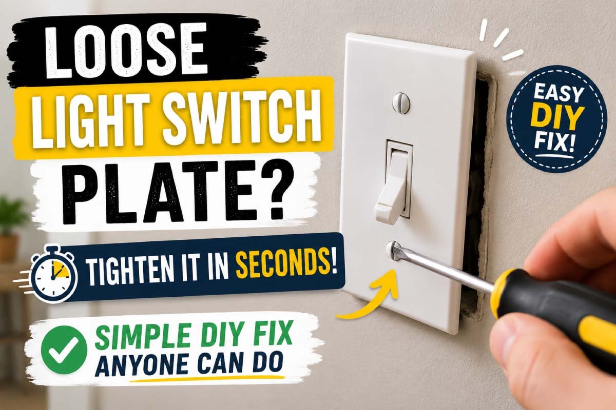 Loose Light Switch Plate