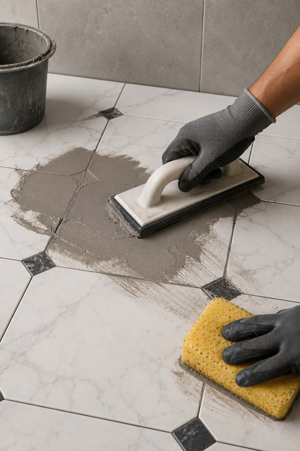 Reapply Grout