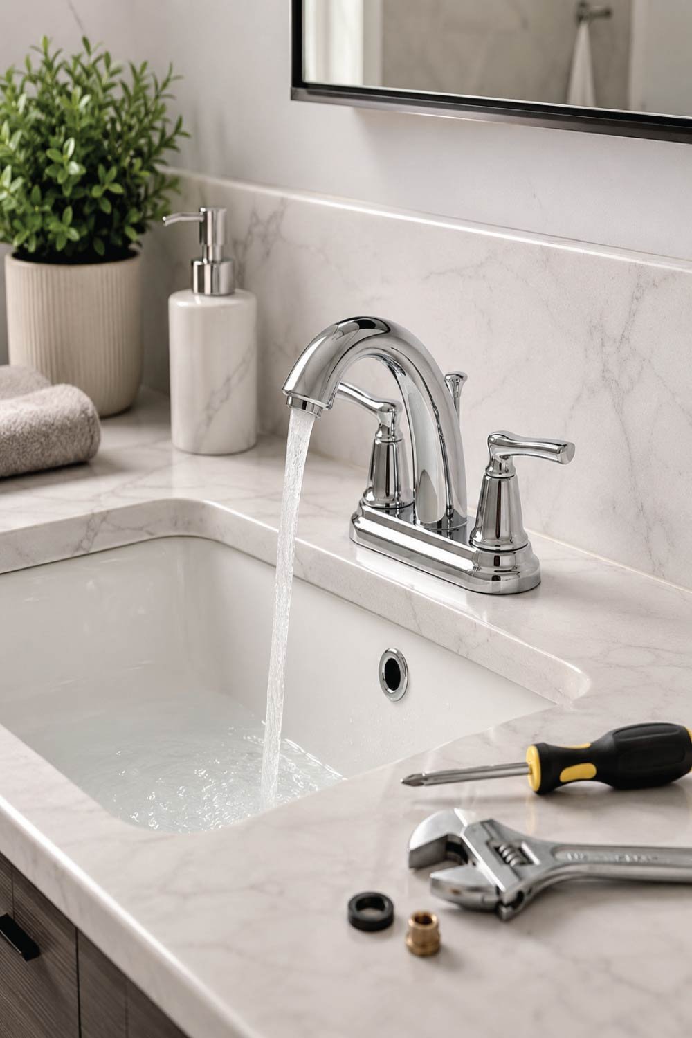Reassemble the Faucet