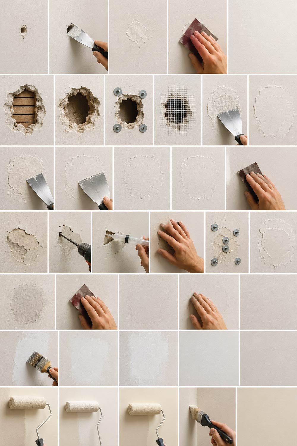 Repair Holes in Plaster Walls