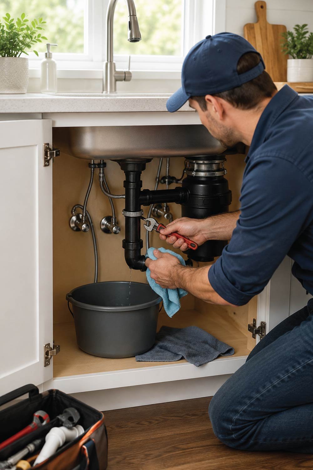 Repairing Leaks Under the Kitchen Sink