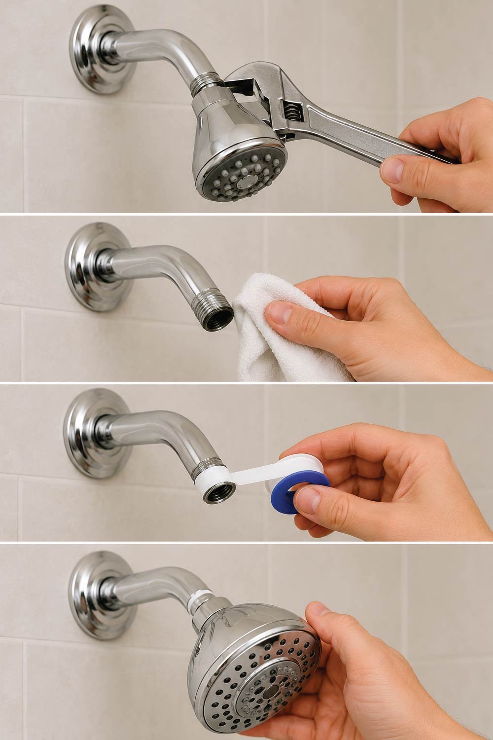 Replacing a Leaky Showerhead