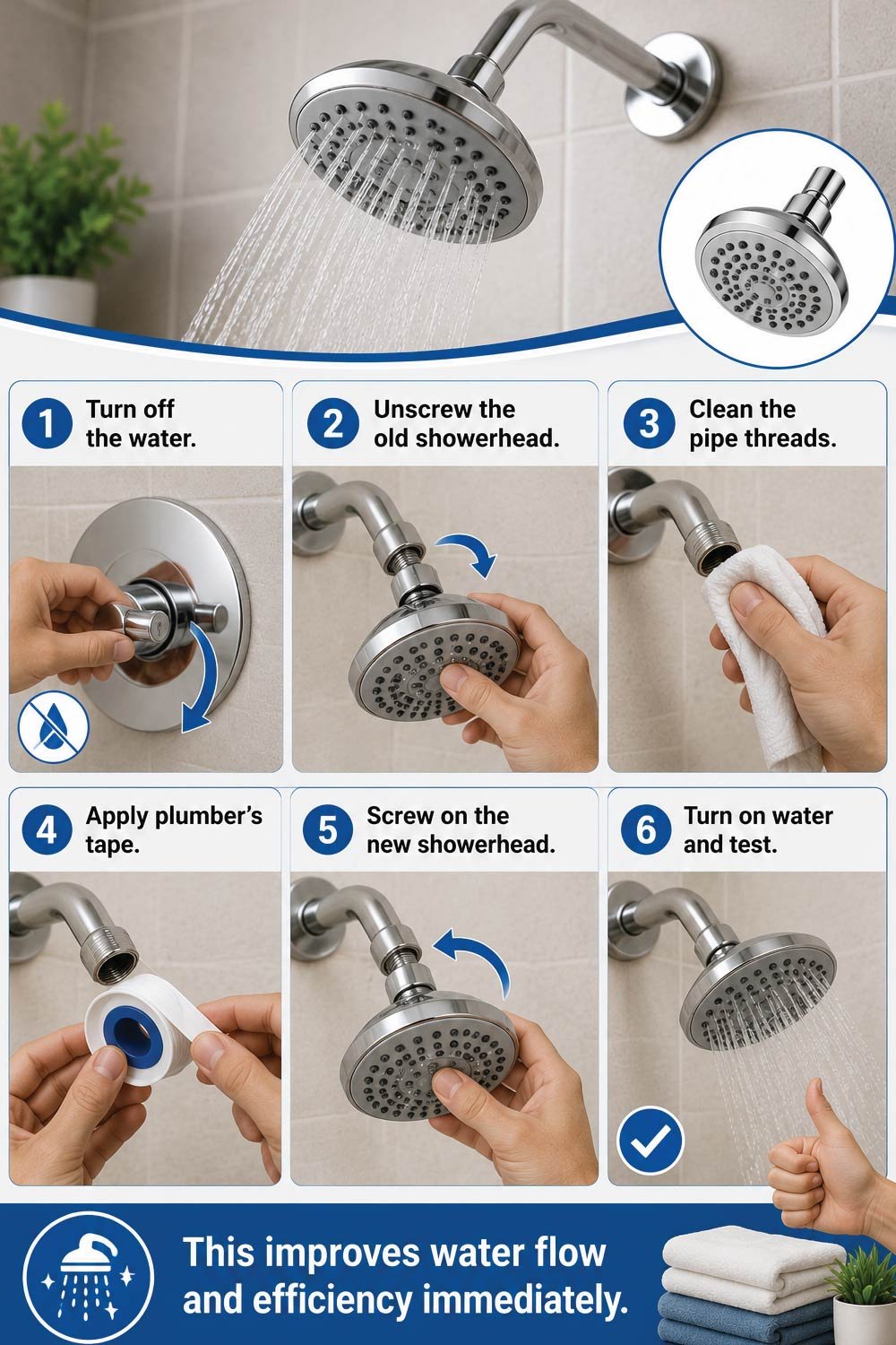Replacing a Showerhead