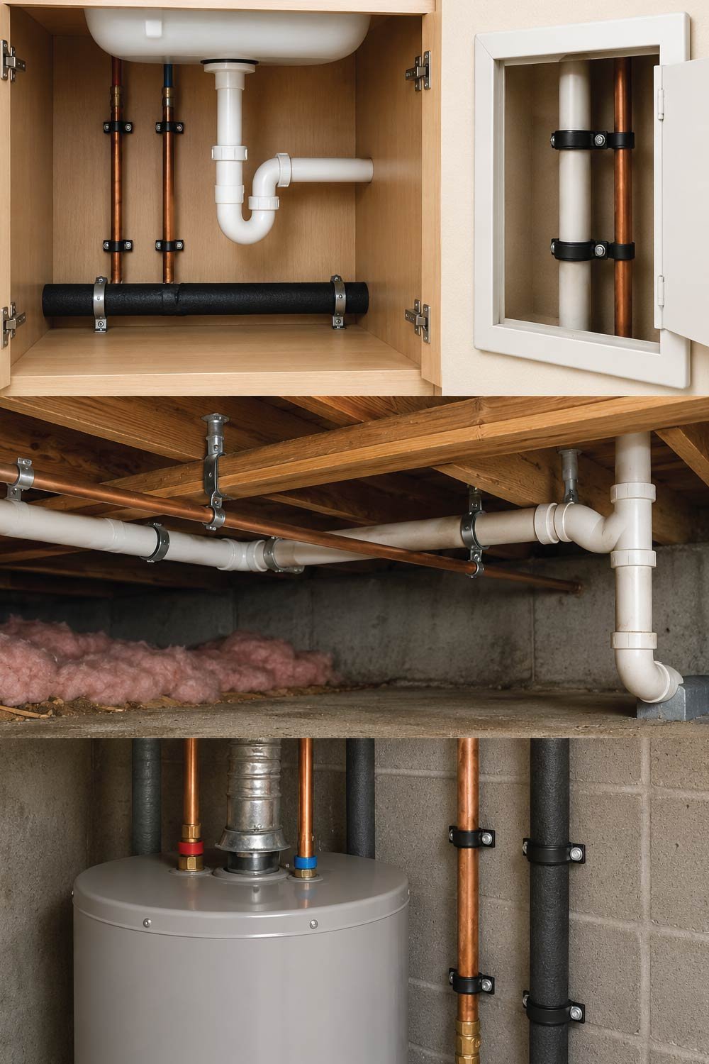 Secure Pipes Throughout the House