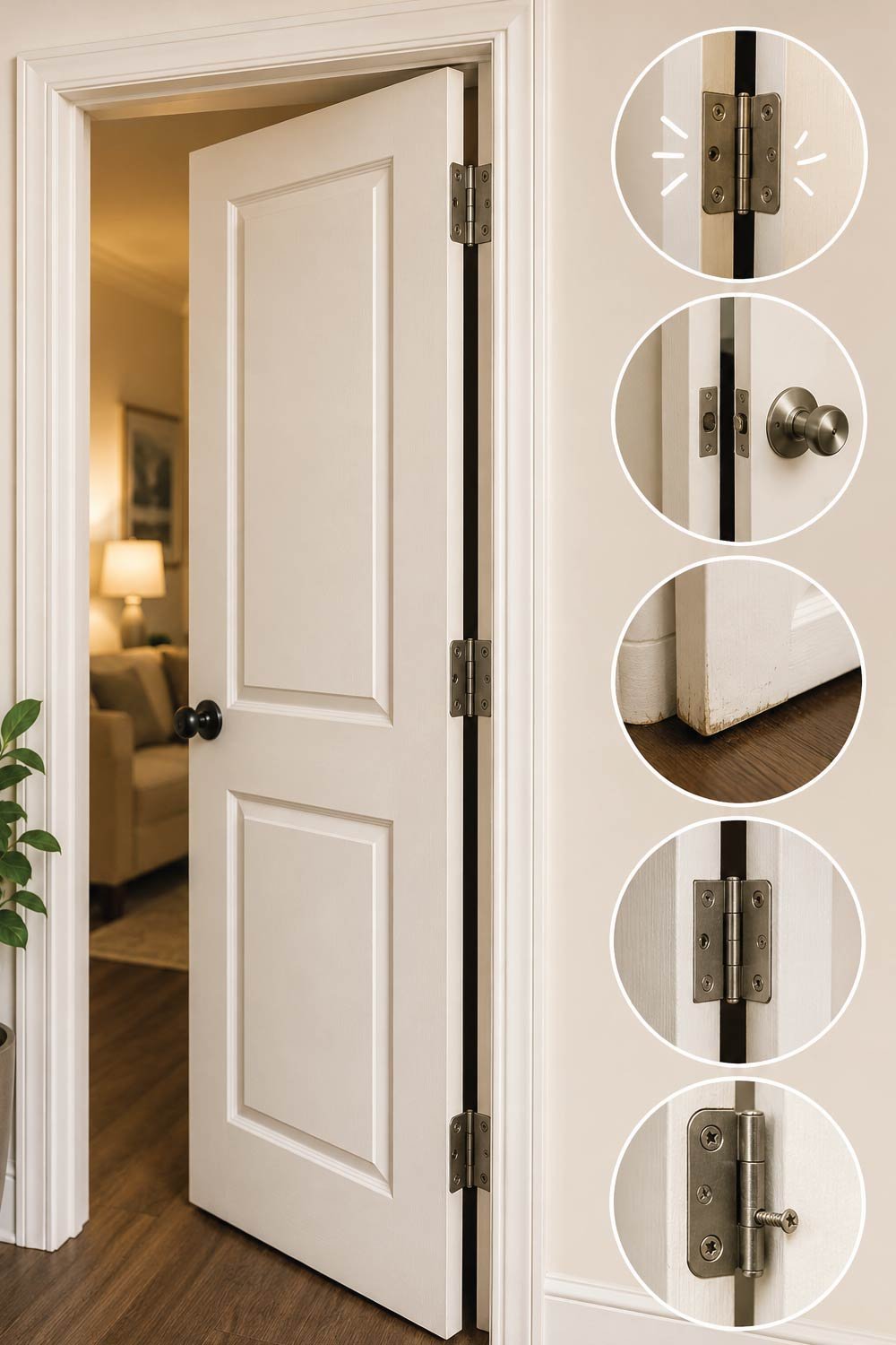 Signs Your Door Hinges Need Tightening