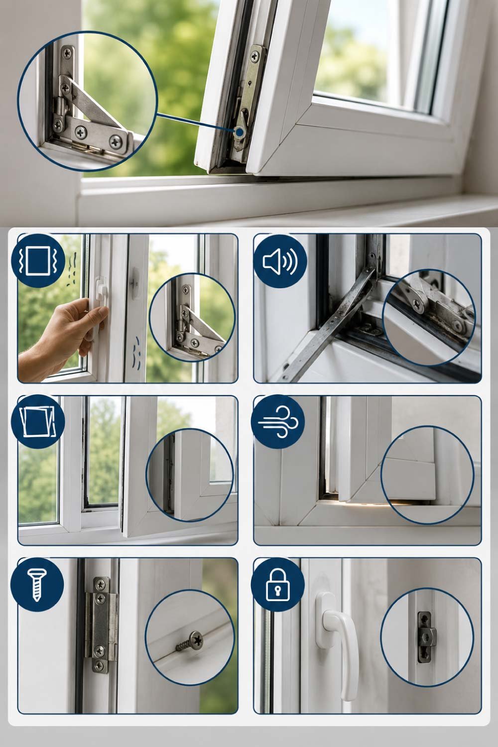 Signs Your Window Hinges Are Loose