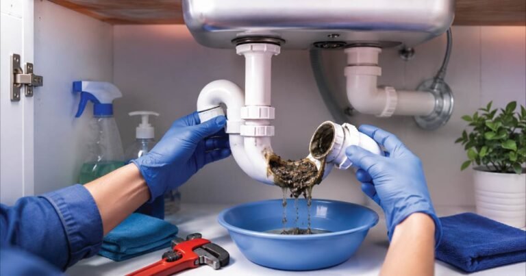 Sink Trap Cleaning Guide: How to Clean a P-Trap and Fix Slow Drains