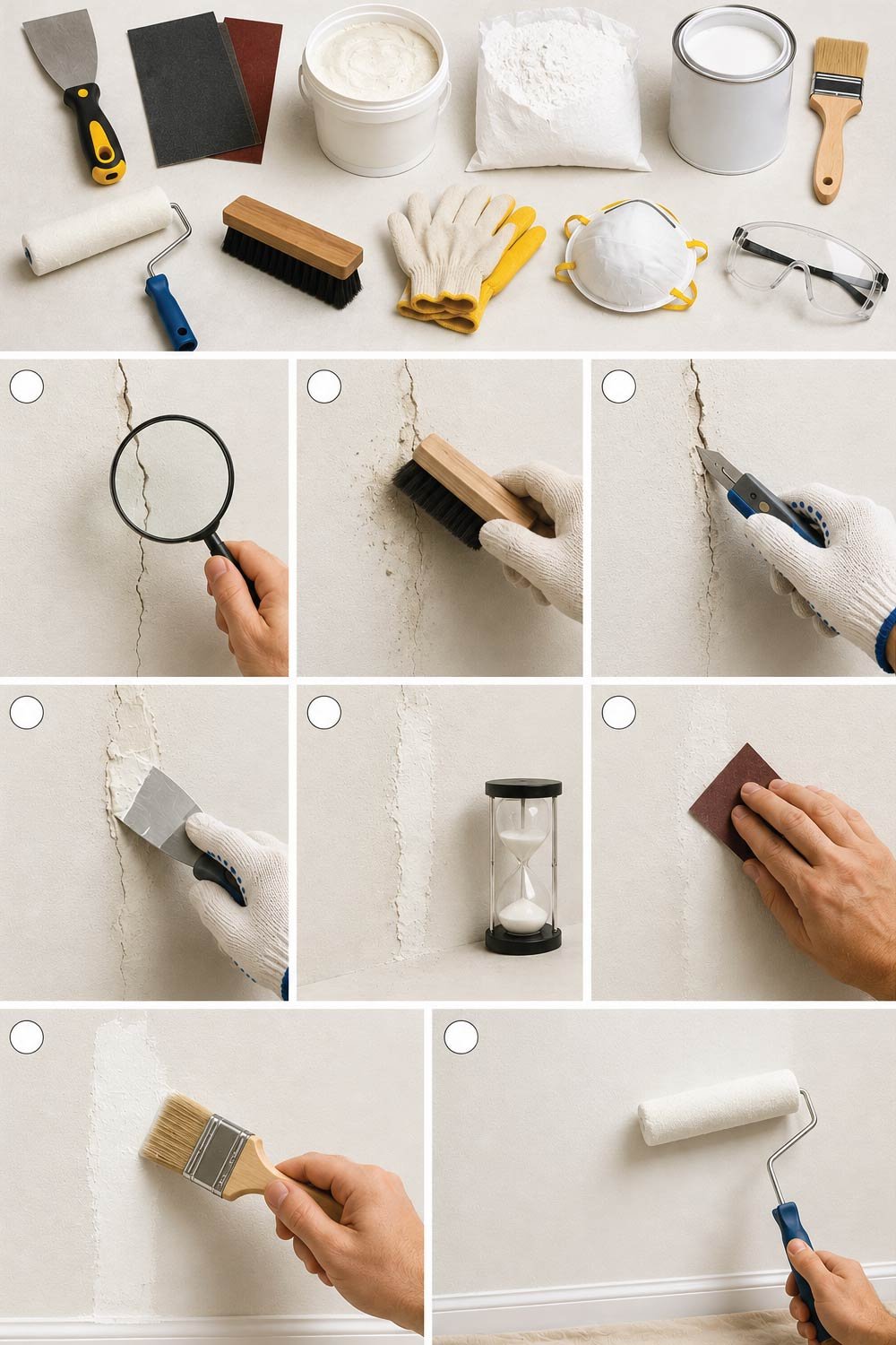 Step-by-Step Guide to Fix Wall Cracks