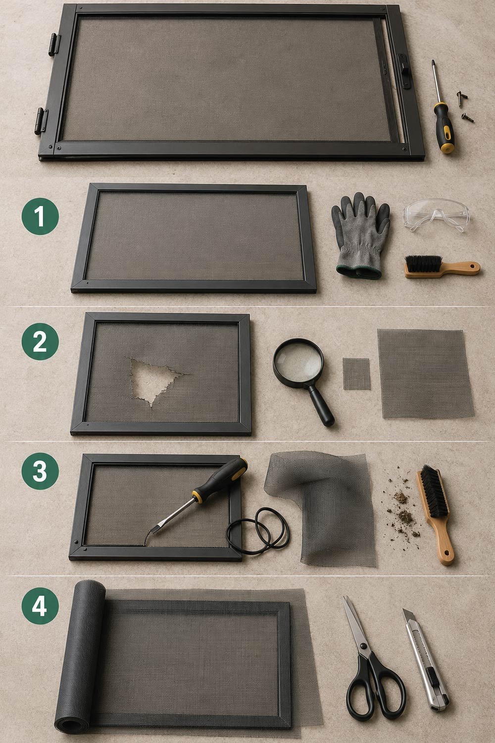 Step-by-Step Guide to Repairing a Screen Door