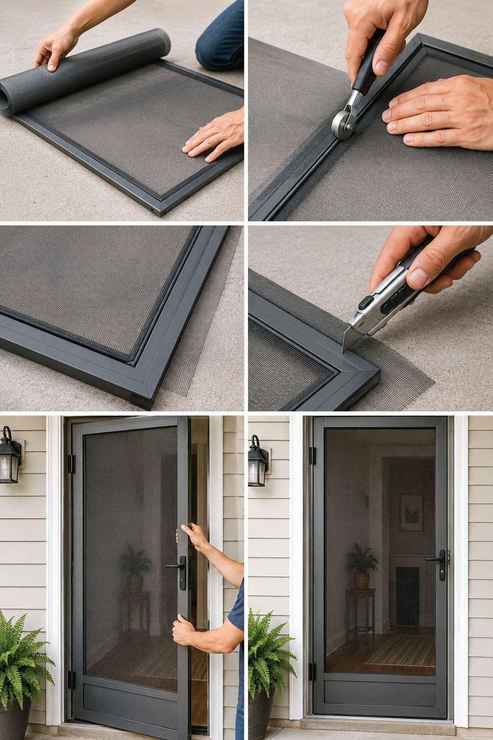 Step-by-Step Guide to Repairing a Screen Door