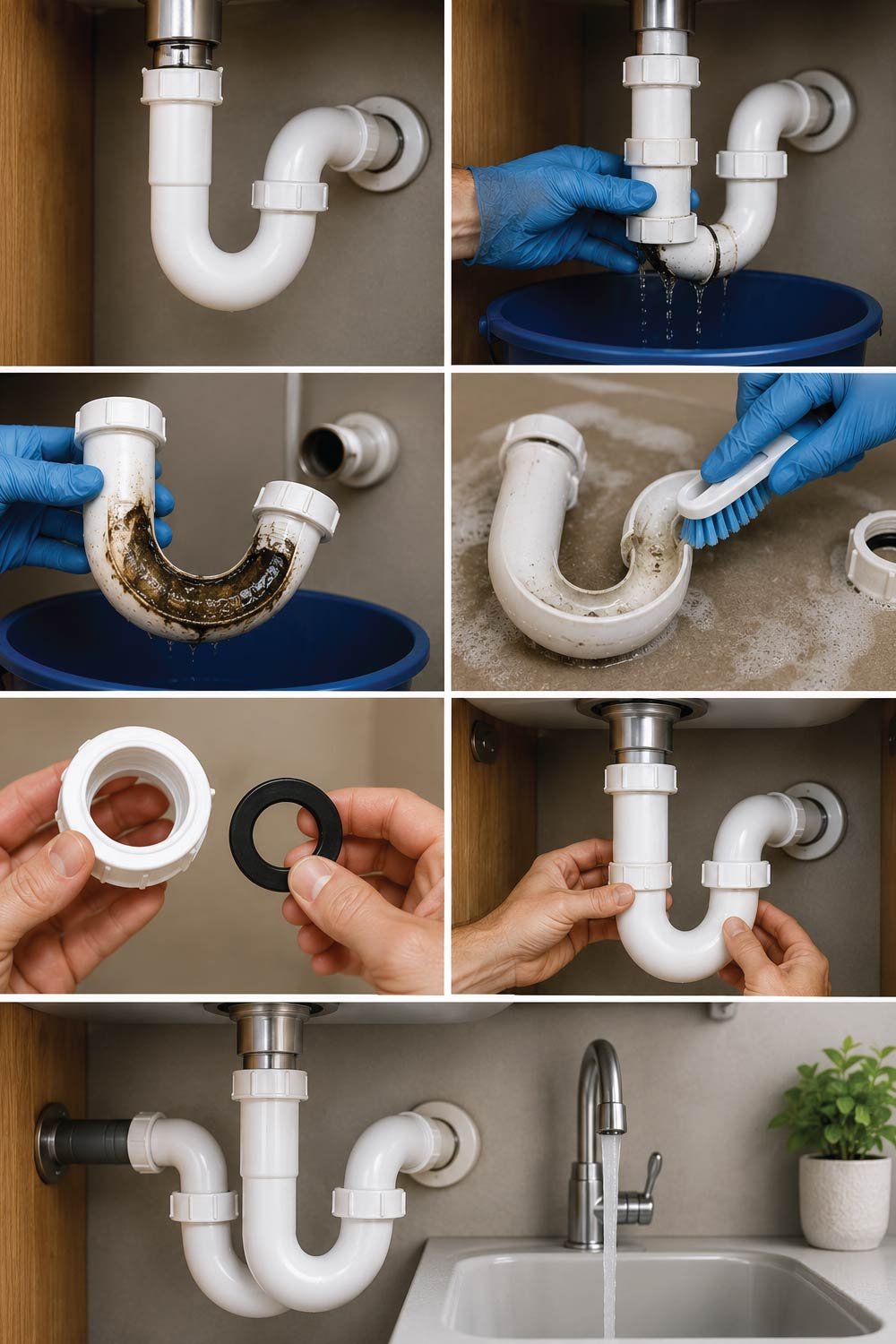 Step-by-Step Sink Trap Cleaning Instructions