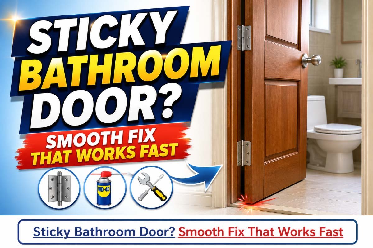 Sticky Bathroom Door