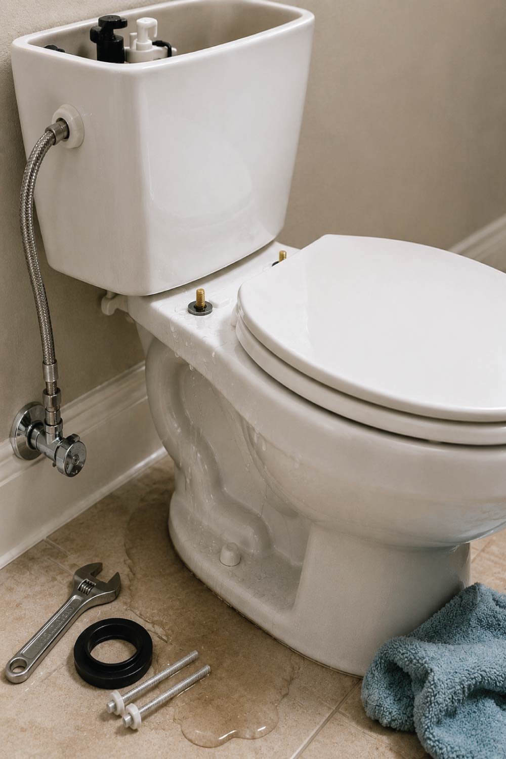 Toilet Tank Leaking on the Floor