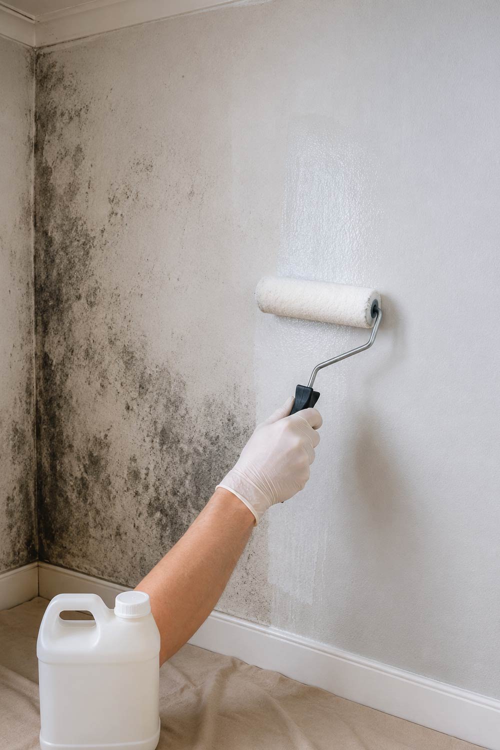 Treat the Wall for Mold and Moisture Protection