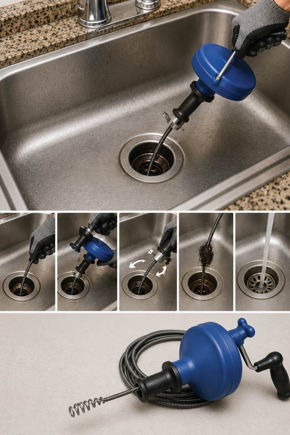 Use a Drain Snake or Auger