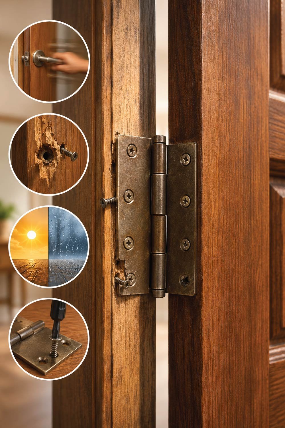 Why Door Hinges Become Loose