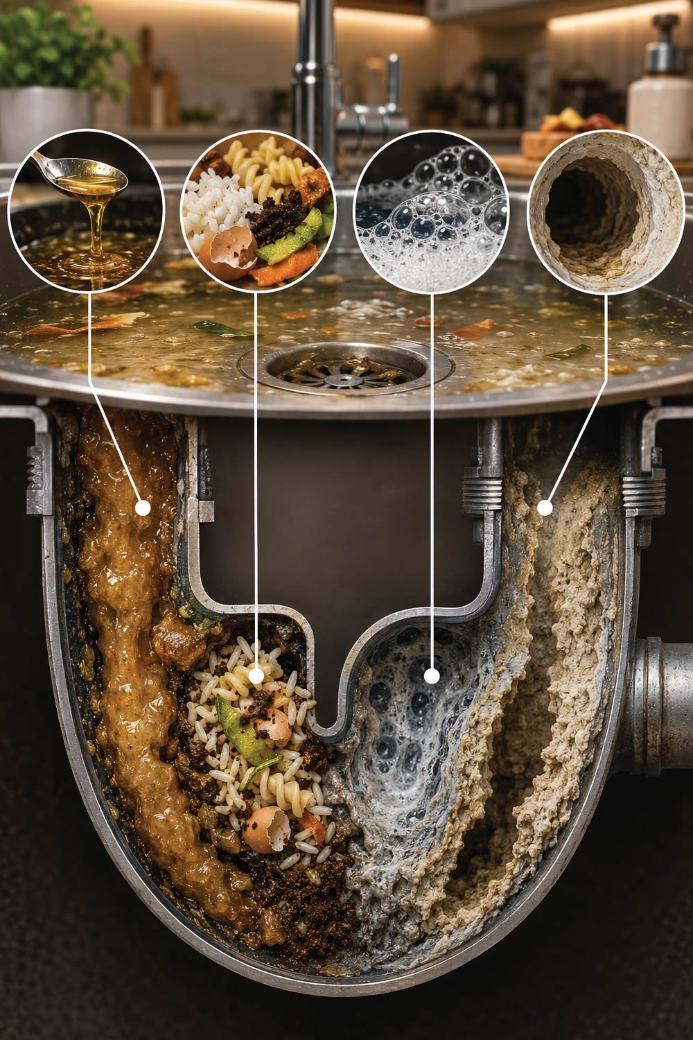 Why Kitchen Drains Clog So Easily
