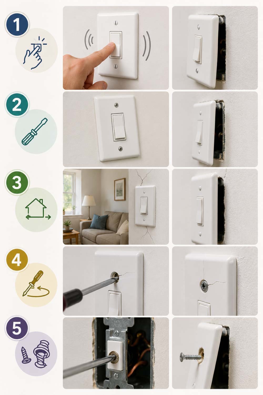 Why Light Switch Plates Become Loose